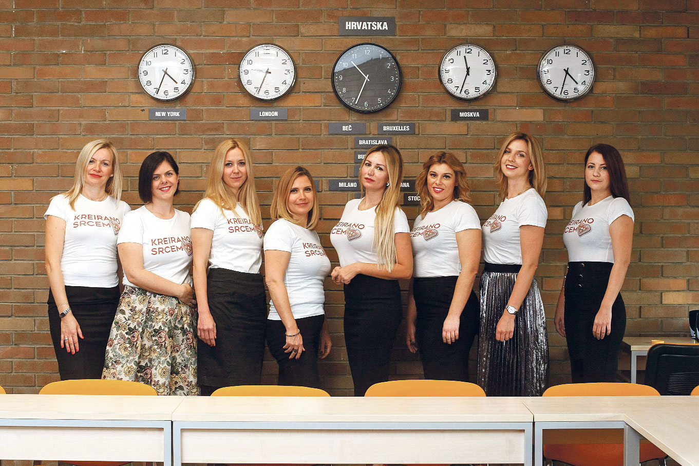 Tim iza akcije: Tatjana Martinović, Ivana Kelčec Suhovec, Lidija Pelivan Stipetić, Renata Deželjin, Barbara Mesić, Lana Latin, Valentina Juričić i Slađana Vignjević