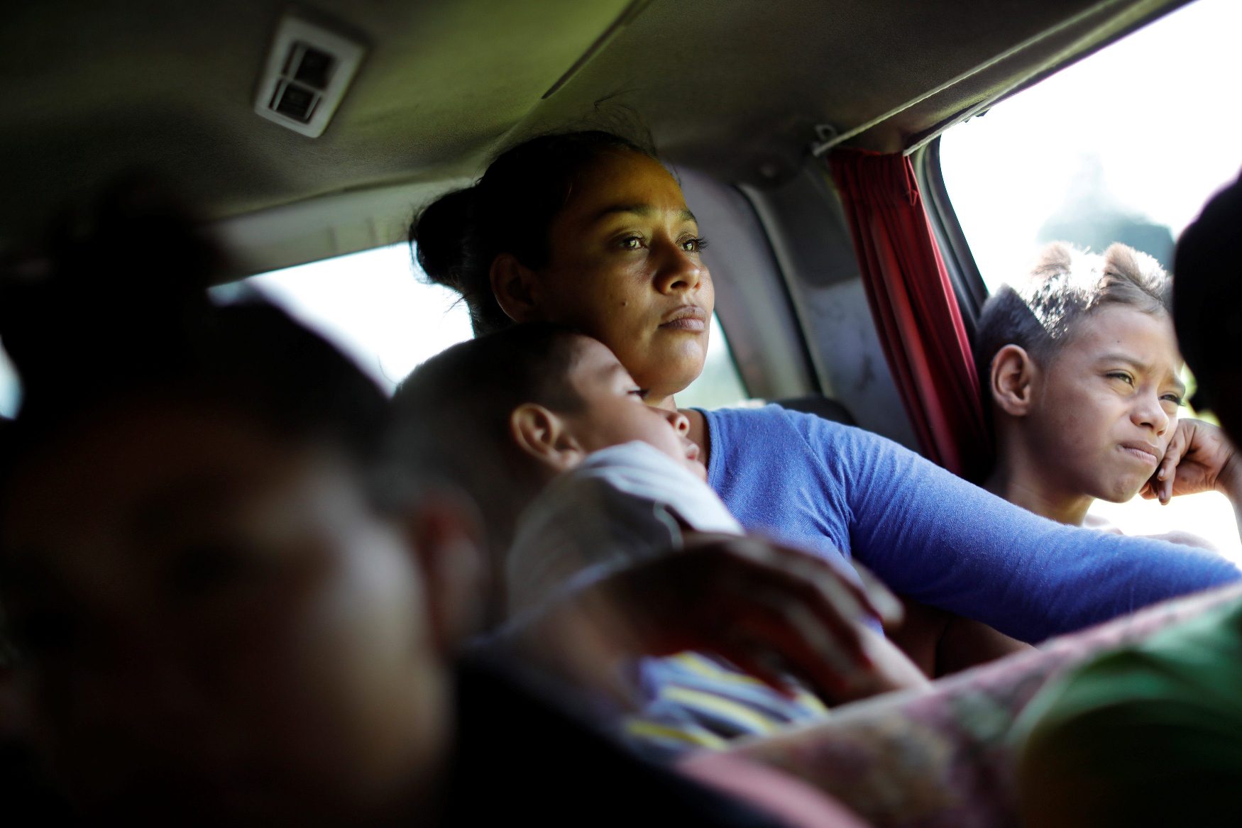 Glenda Escobar s djecom 