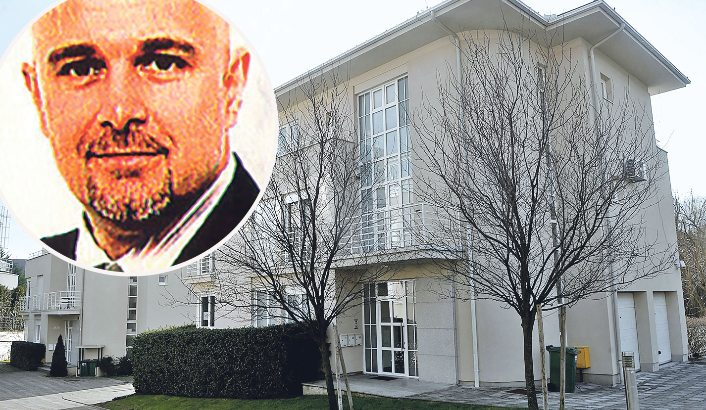 Pretražena je kuća Sandra Stipančića (u krugu) u zagrebačkim Mlinovima (desno)