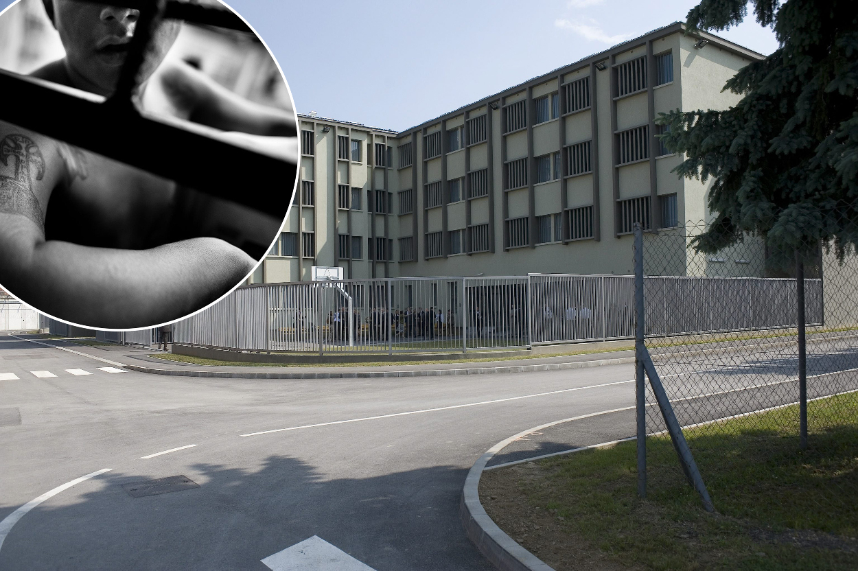 U pozadini ilustracije: kaznionica Glina