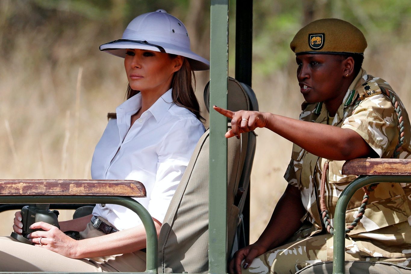 Melania Trump na safariju u Keniji