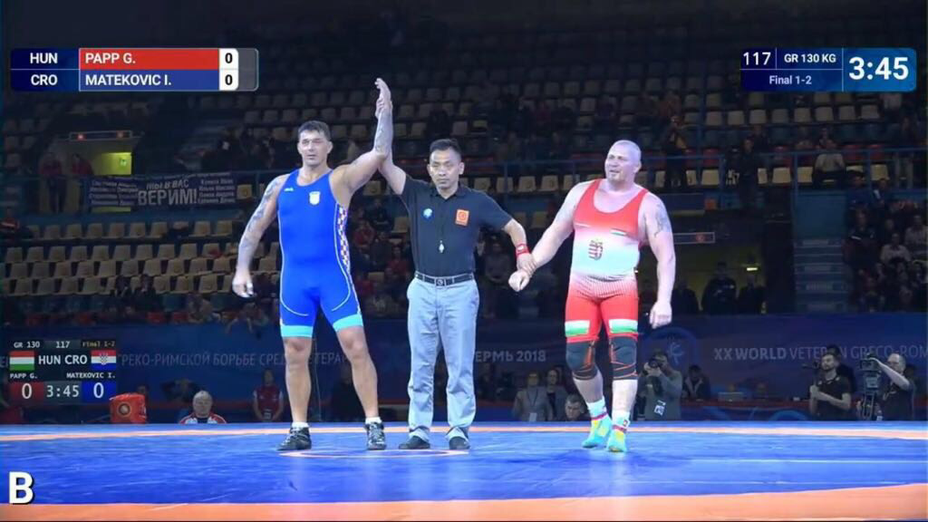 Svjetsko veteransko hrvačko prvenstvo u grčko-rimskom stilu.