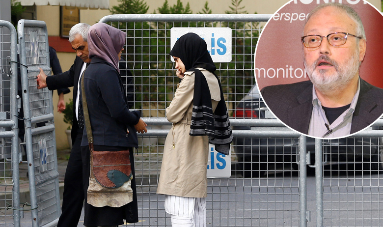 Supruga Jamala Khashoggija s prijateljicom čeka kod konzulata; u krugu Jamal Khashoggi