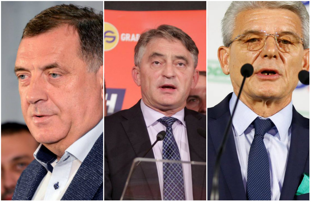 Milorad Dodik, Željko Komšić, Šefik Džaferović