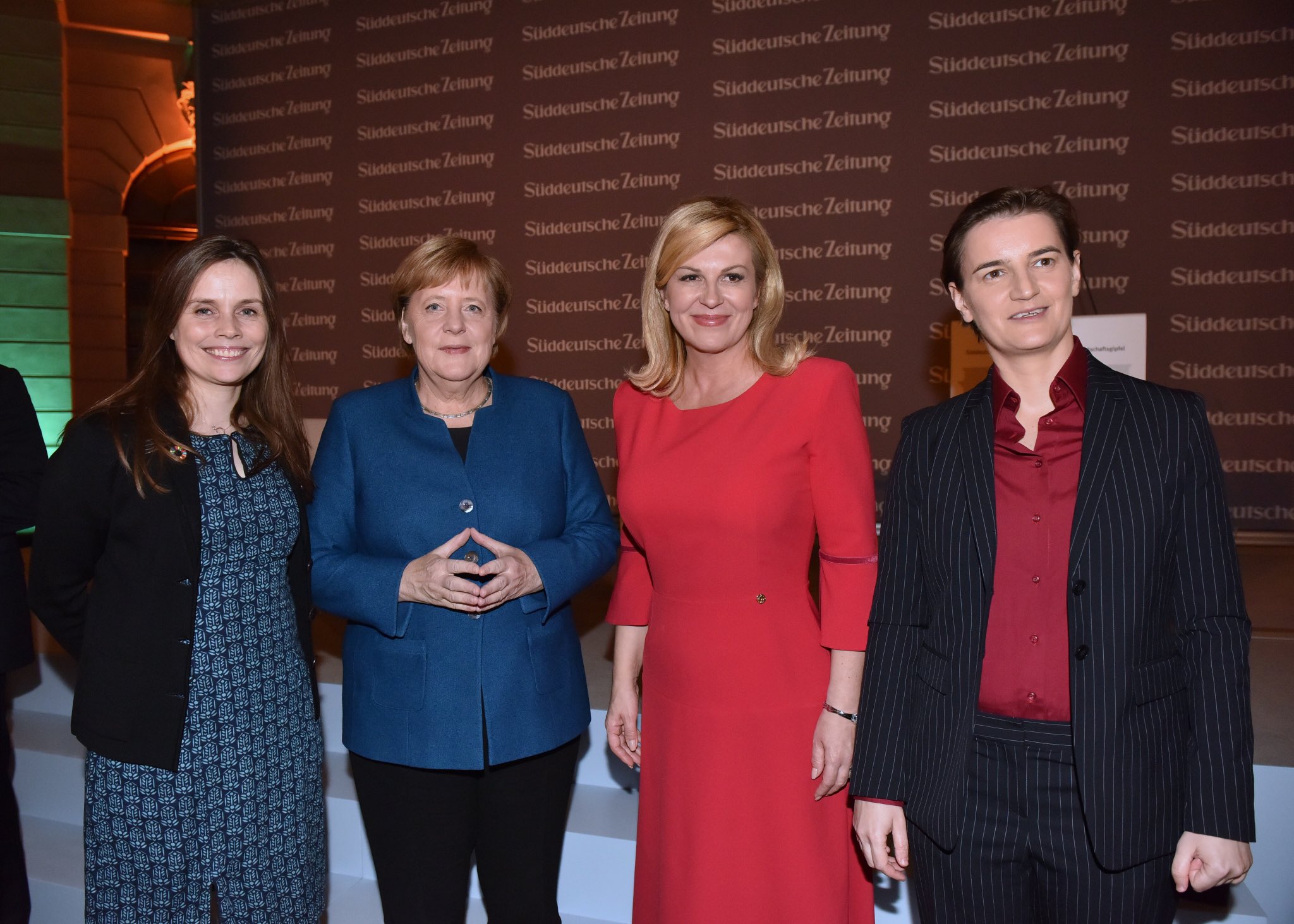 Kancelarka Angela Merkel, predsjednica Kolinda Grabar-Kitarović i premijerka Ana Brnabić