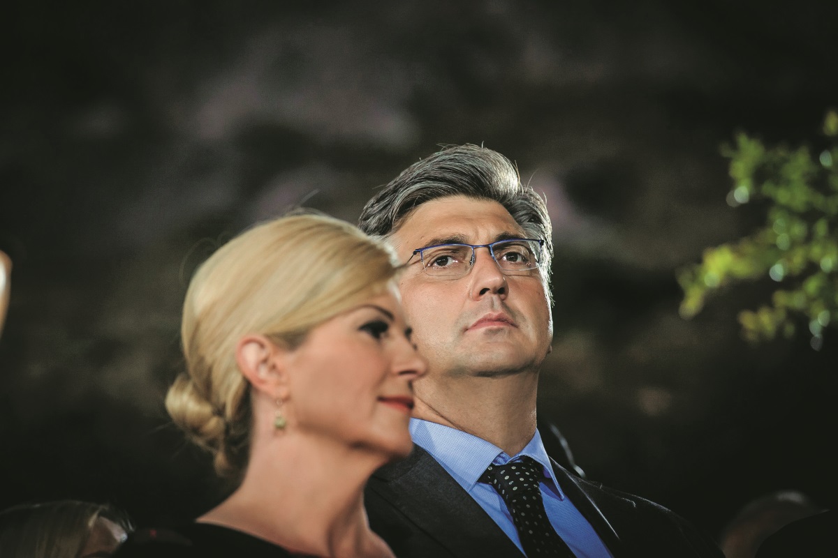 Kolinda Grabar Kitarović i Andrej Plenković