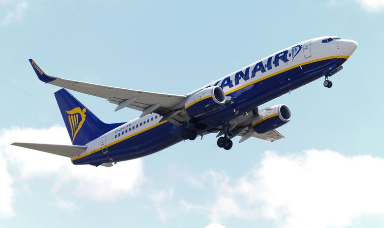 Putnički avion Ryanair zrakoplovne tvrtke