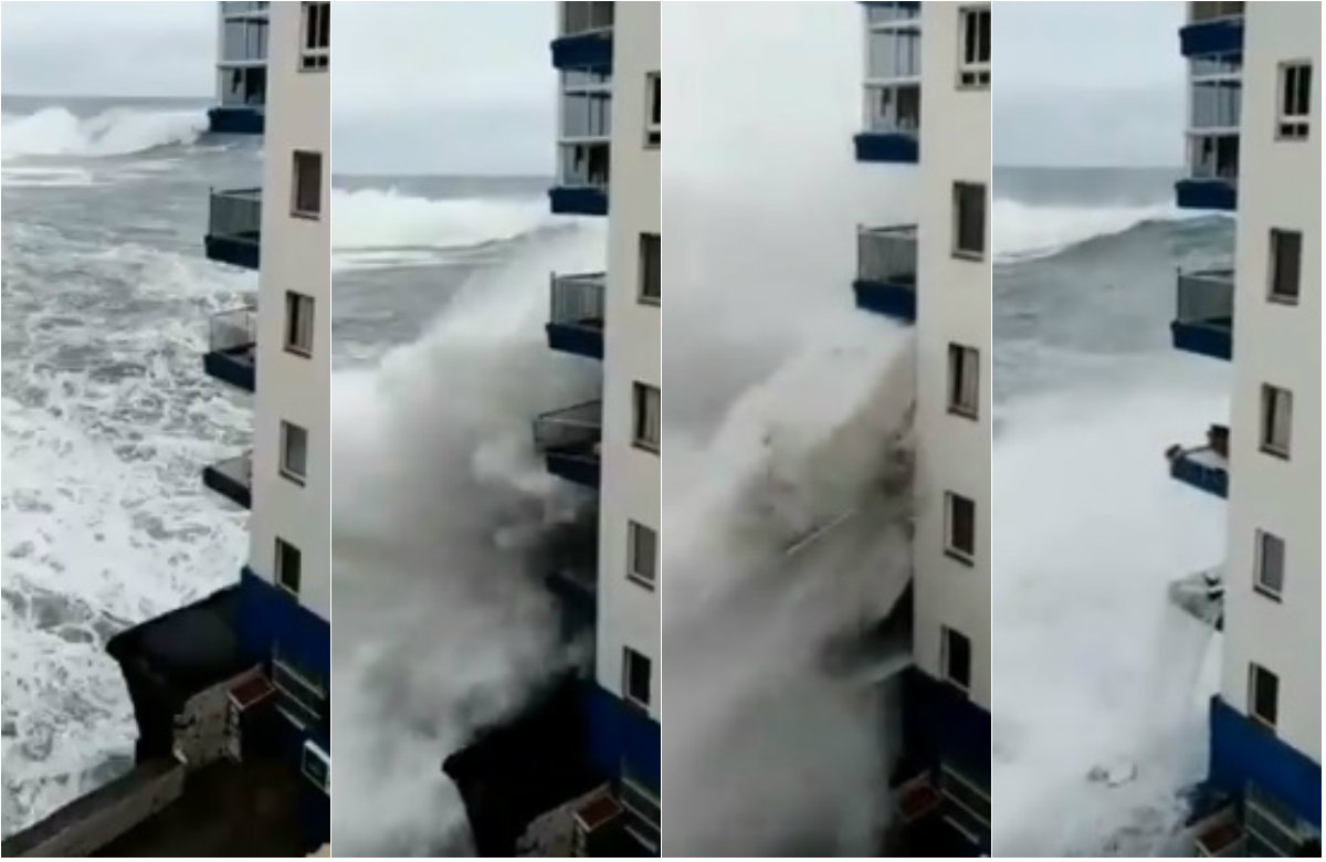 Masivni valovi na Tenerifima