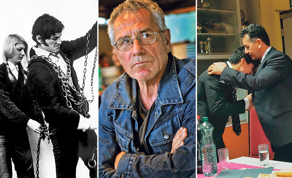 'Rani radovi' (lijevo), Želimir Žilnik (u sredini) i 'Najljepša zemlja na svijetu' (desno)