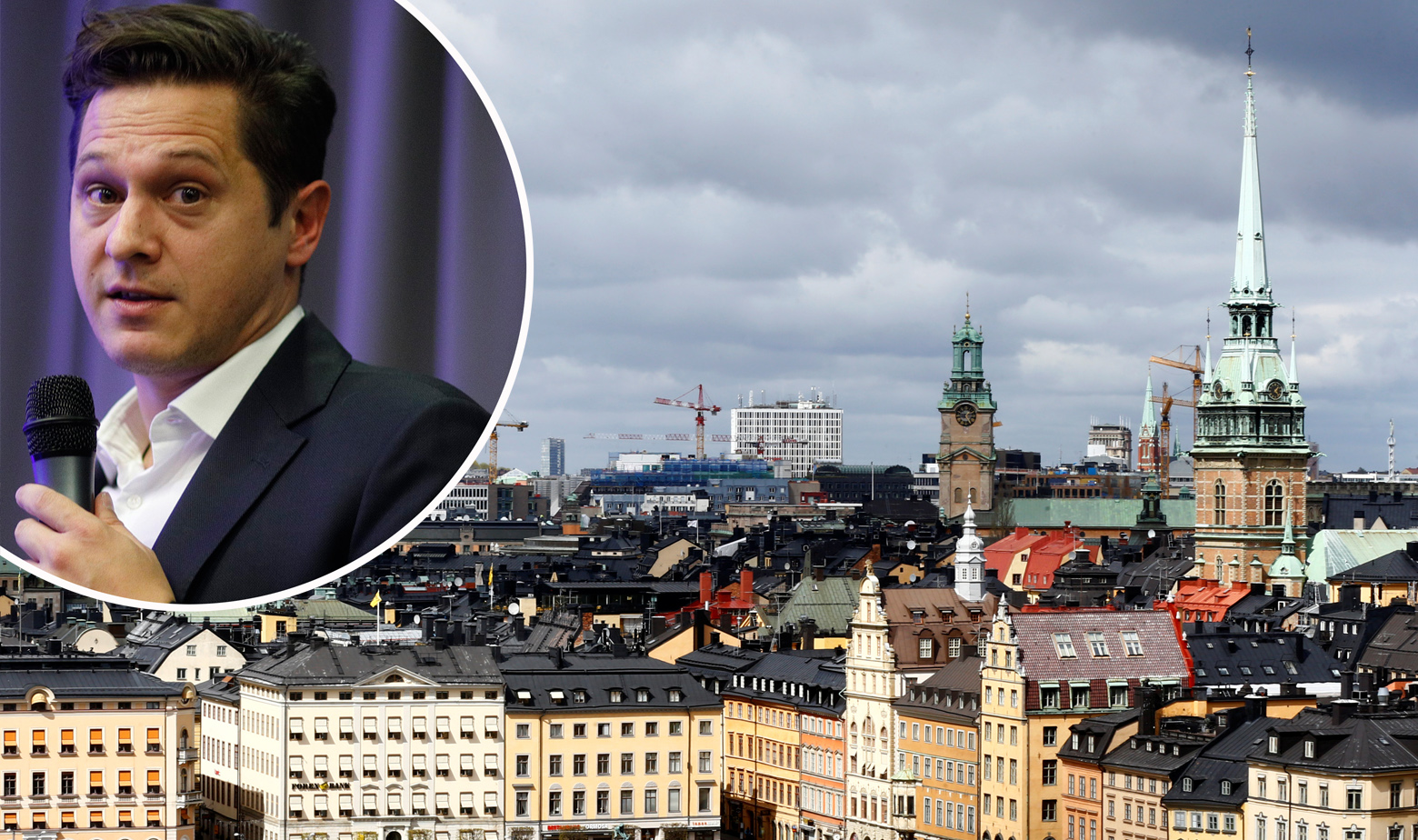 Tomislav Brezinščak i panorama Stockholma