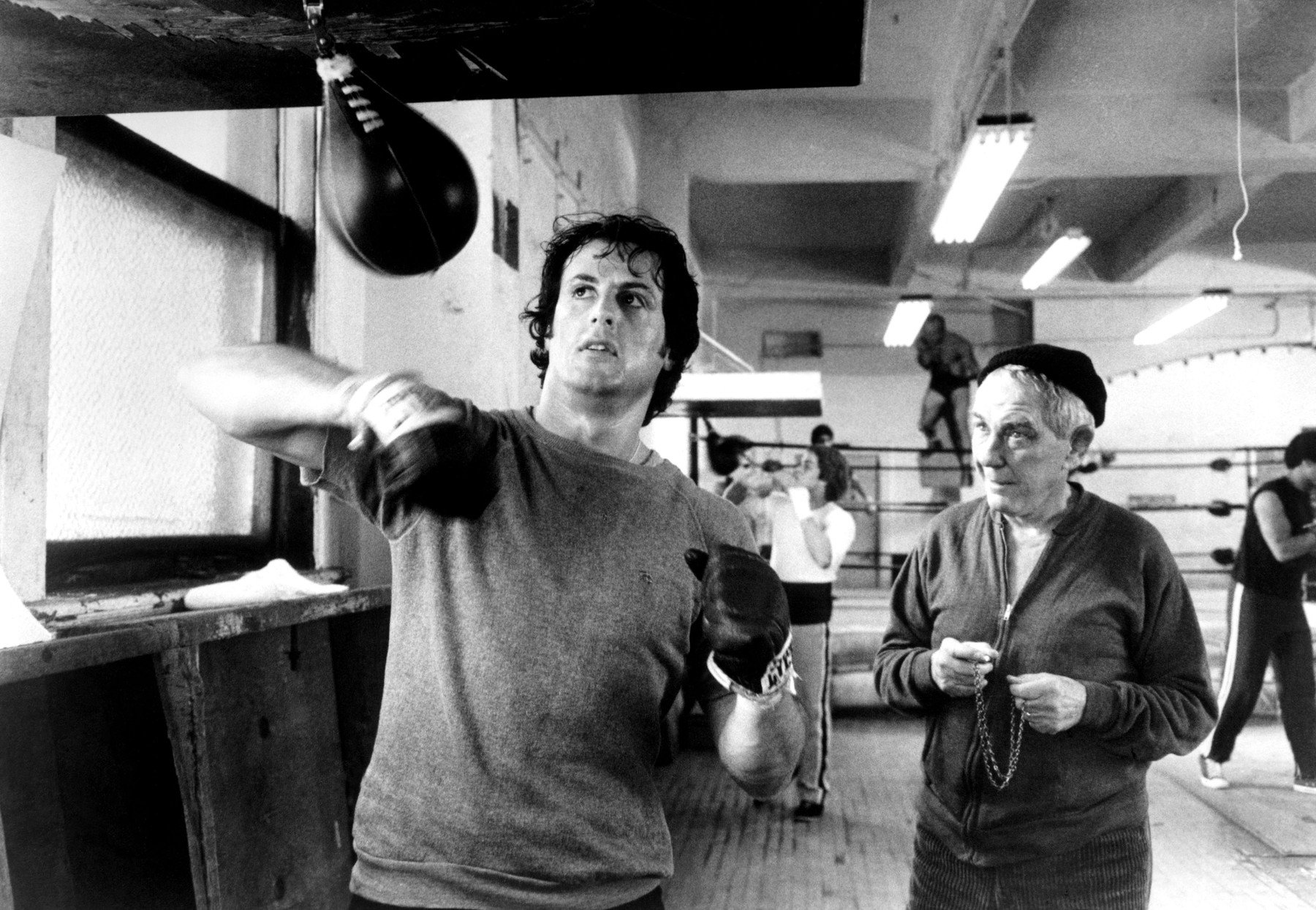 Sylvester Stallone i Burgess Meredith