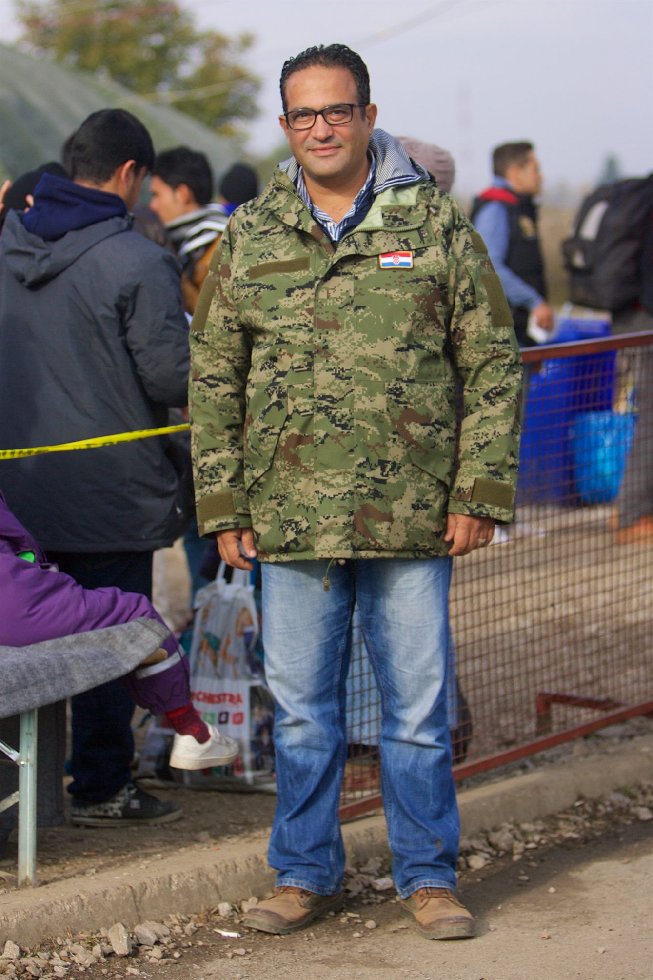 Sirijac dr. Nizar Shoukry u izbjegličkom kampu u Opatovcu (arhivska fotografija)