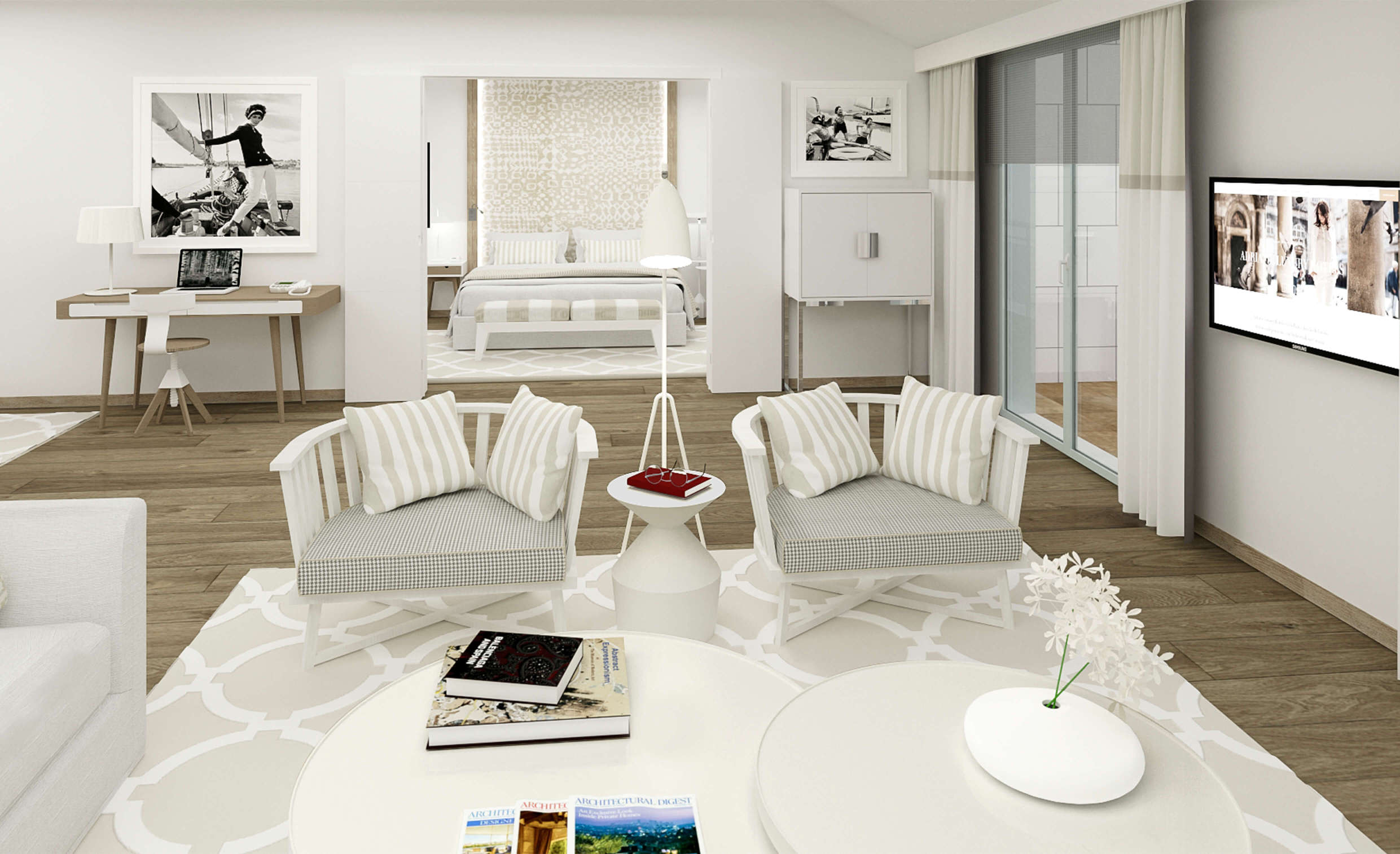 Hotel Bellevue, predsjednički apartman, render