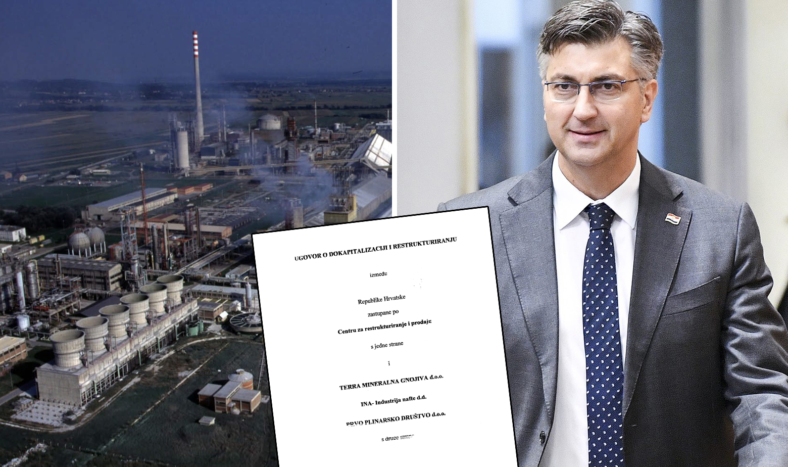 Petrokemija, Andrej Plenković i ugovor o dokapitalizaciji Petrokemije 