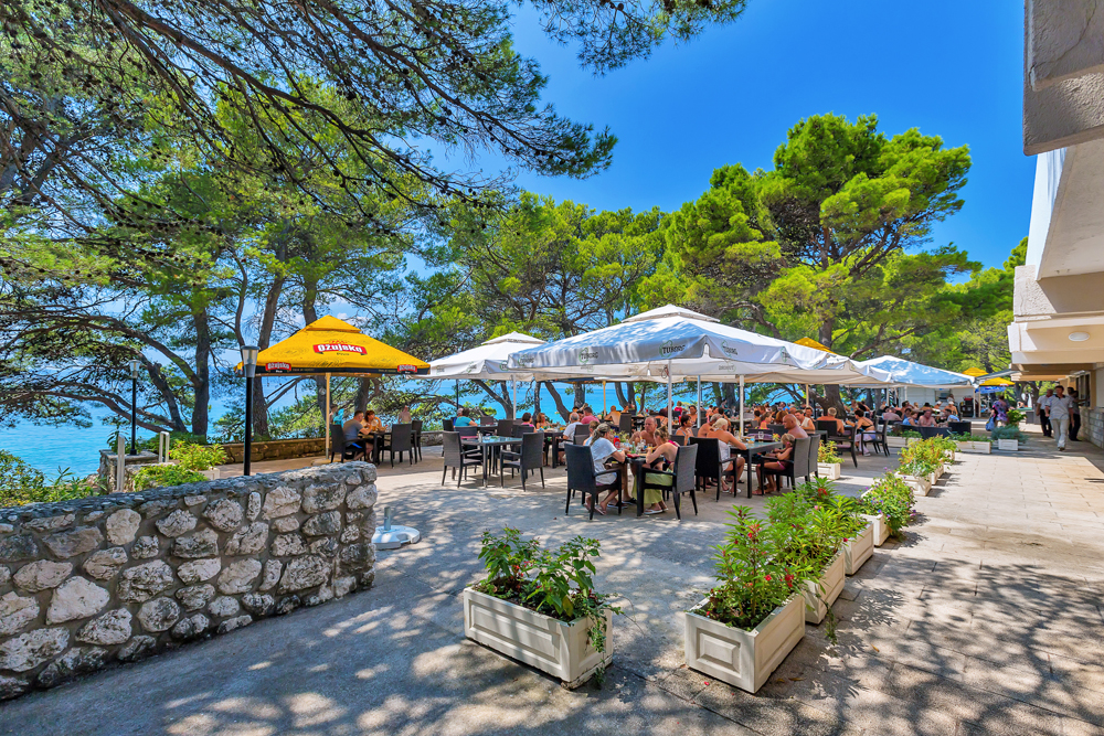 Terasa hotela Club Adriatic