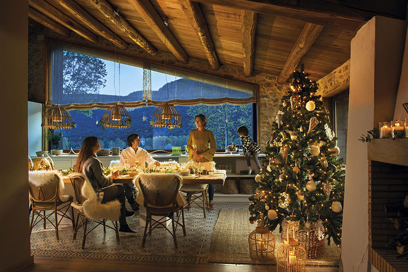 Blagdanski ugođaj u kući 