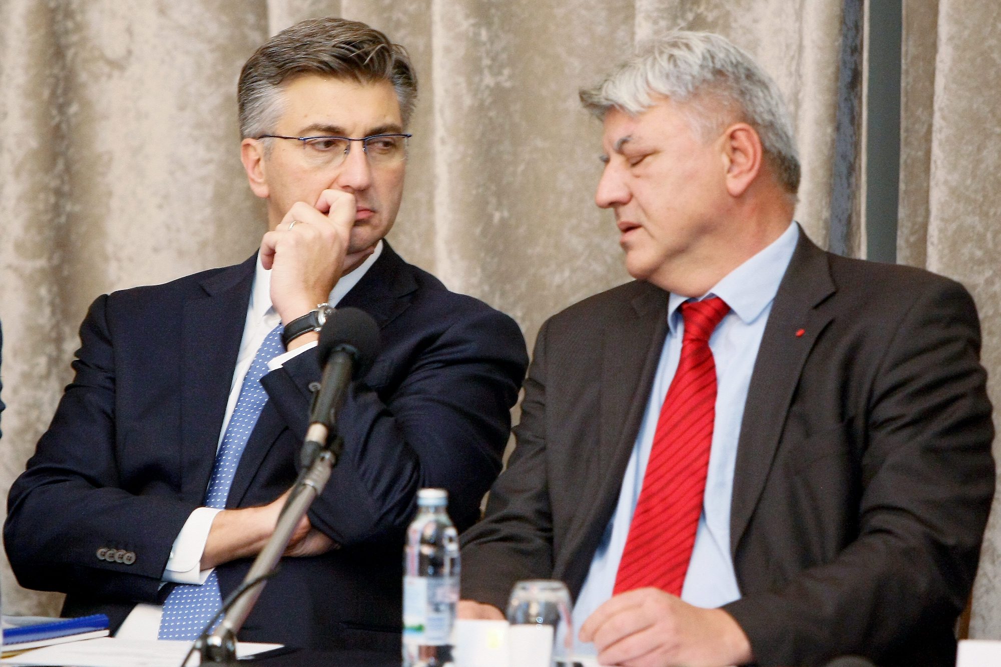 Andrej Plenković i Zlatko Komadina