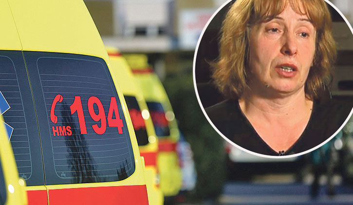 Ljubica Adžaip (u krugu)