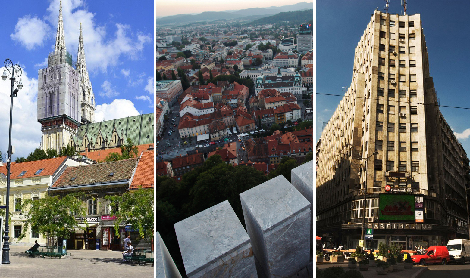Zagreb, Ljubljana, Beograd
