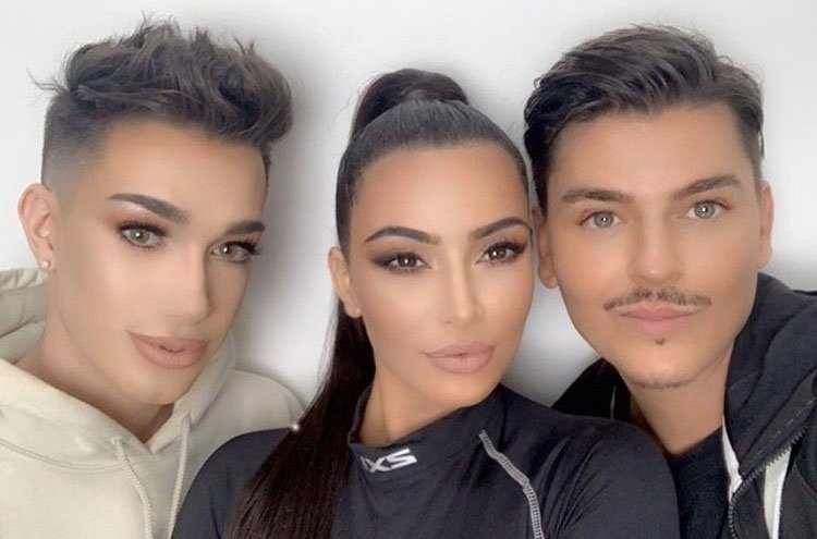 James Charles, Kim Kardashian i Mario Dedivanovic