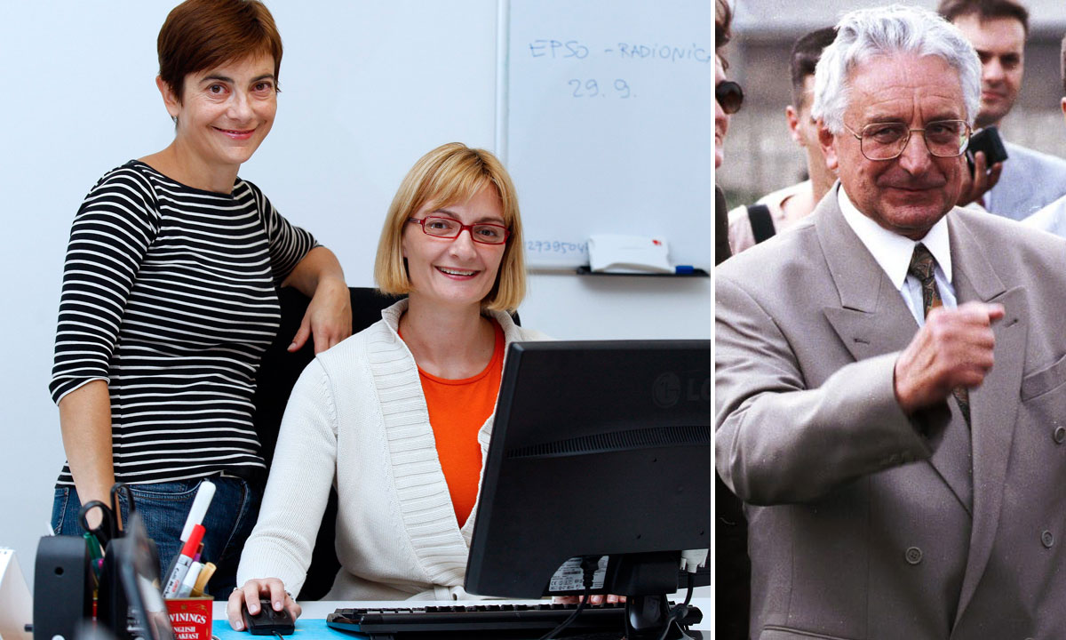 lijevo: Dinka Krčelić i Nina Tuđman Vuković, suvlasnice Projectus grupe; desno: Franjo Tuđman
