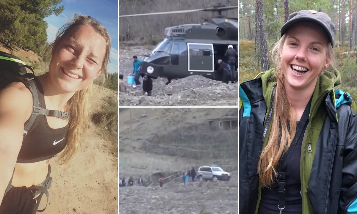 Louisa Vesterager Jespersen; dolazak policije i drugih na mjesto ubojstva; Maren Ueland 