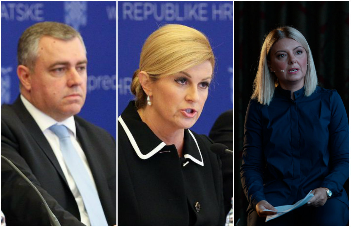 Mate Radeljić, Kolinda Grabar Kitarović, Mirjana Hrga