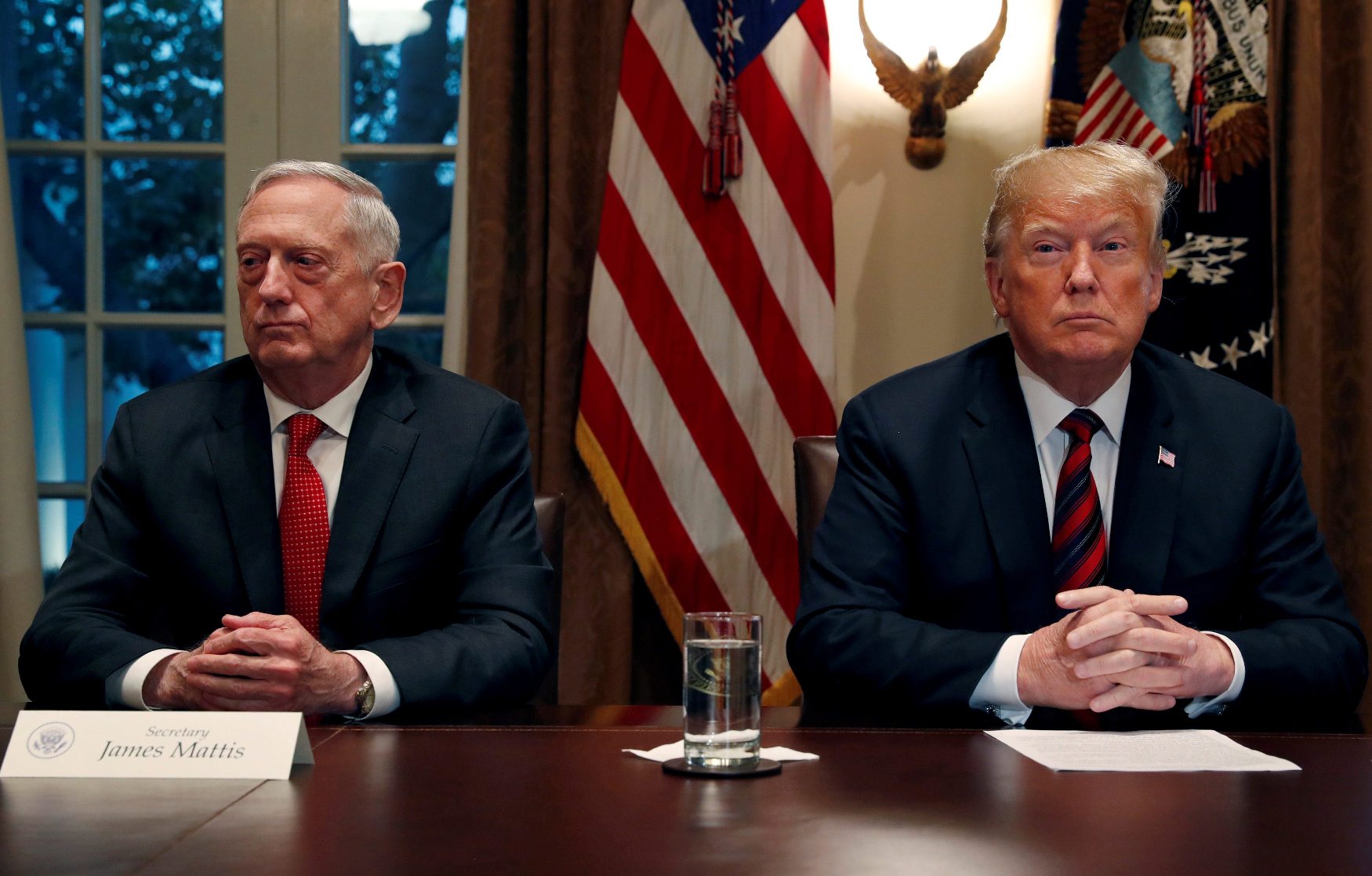 James Mattis i Donald Trump