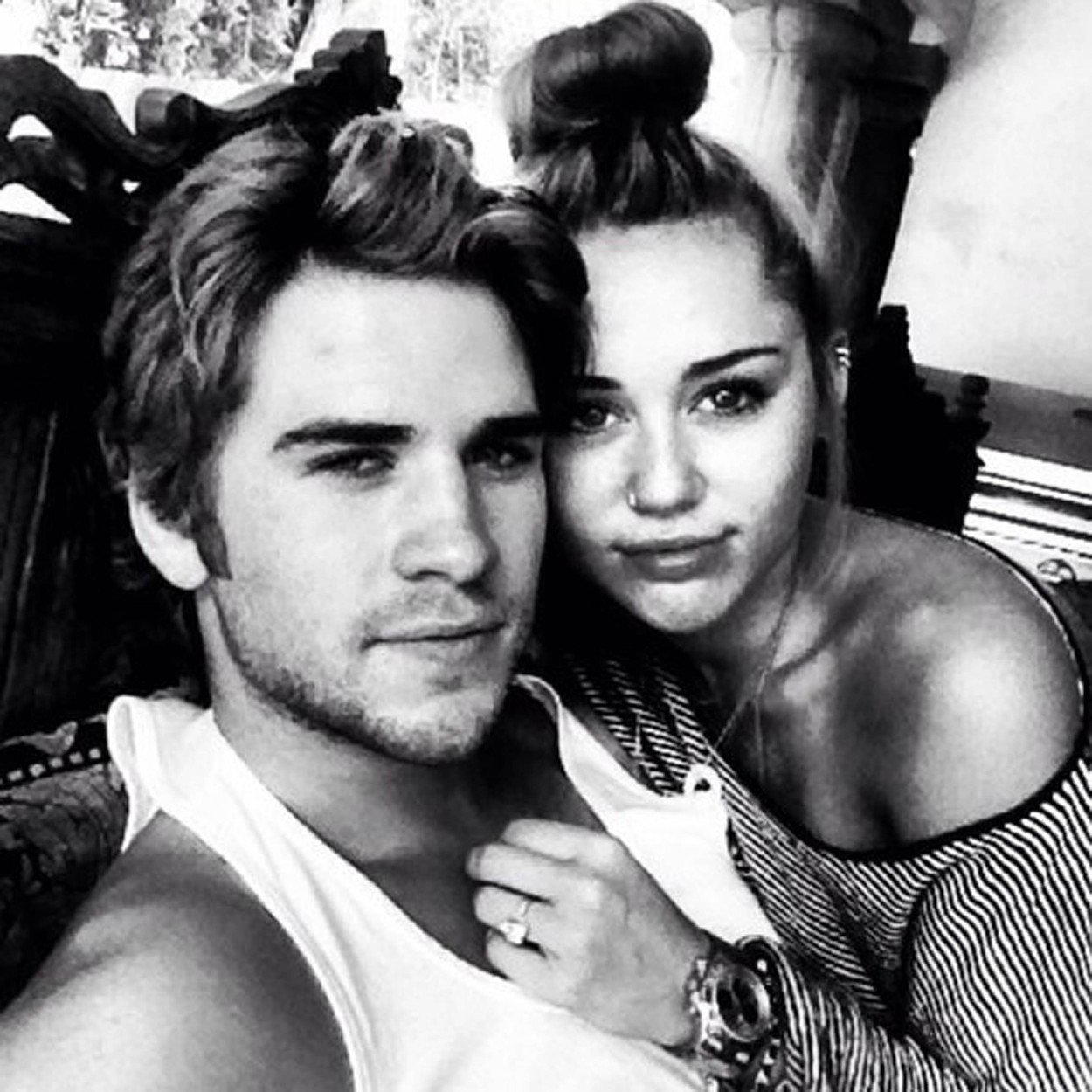 Miley i Liam u srpnju 2012.