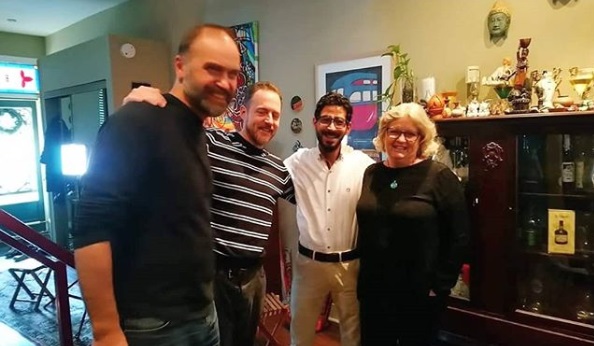 Hassan al Kontar, izbjeglica iz Sirije i Kanađani koji su mu pomogli