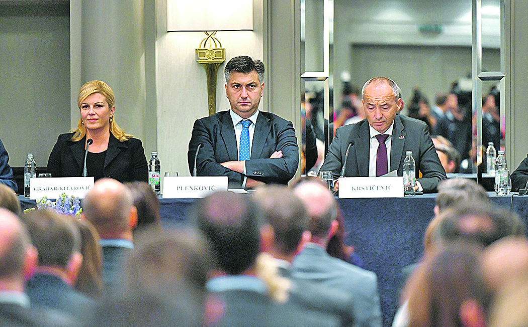 Kolinda Grabar Kitarović, Andrej Plenković, Damir Krstičević