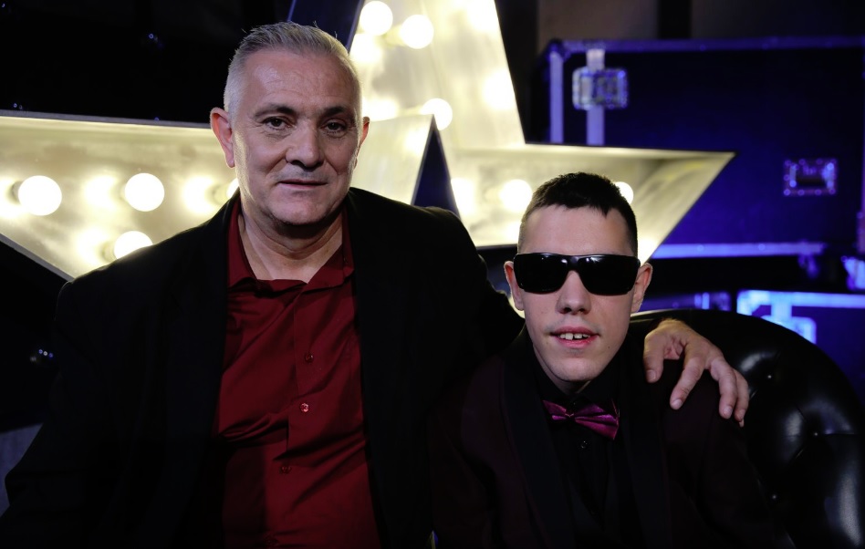 Denis Barta s ocem Nebojšom