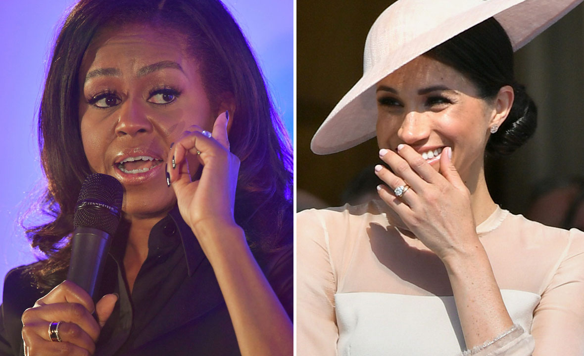 Michelle Obama (lijevo) i Meghan Markle (desno)