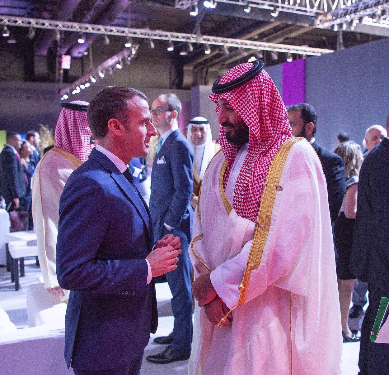 Princ prijestolonasljednik Saudijske Arabije Mohammed bin Salman i predsjednik Francuske Emmanuel Macrona
