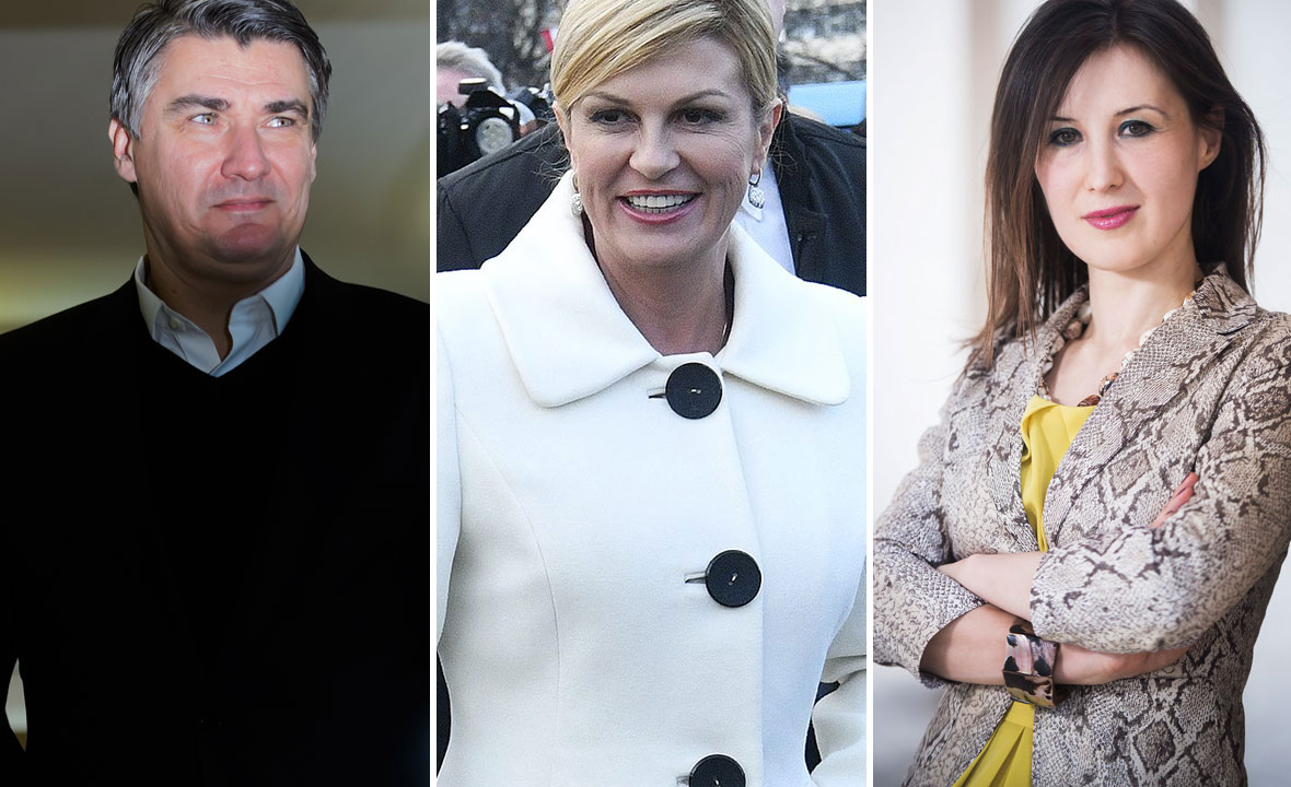 Zoran Milanović, Kolinda Grabar Kitarović i Dalija Orešković