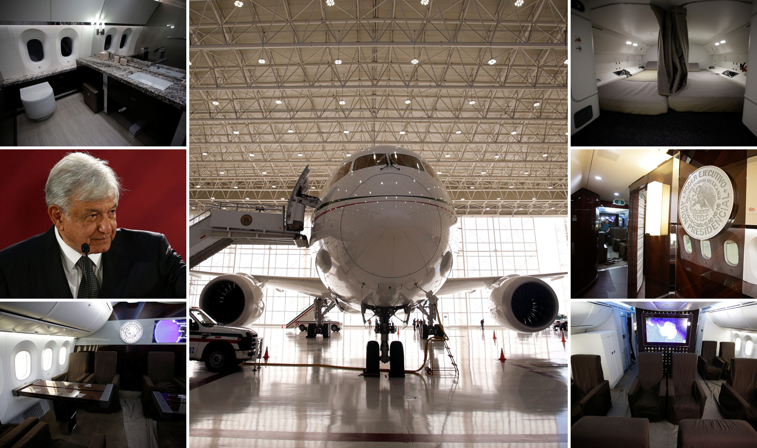 Andrés Manuel Lopez Obrador i predsjednički Boeing 787 Dreamliner