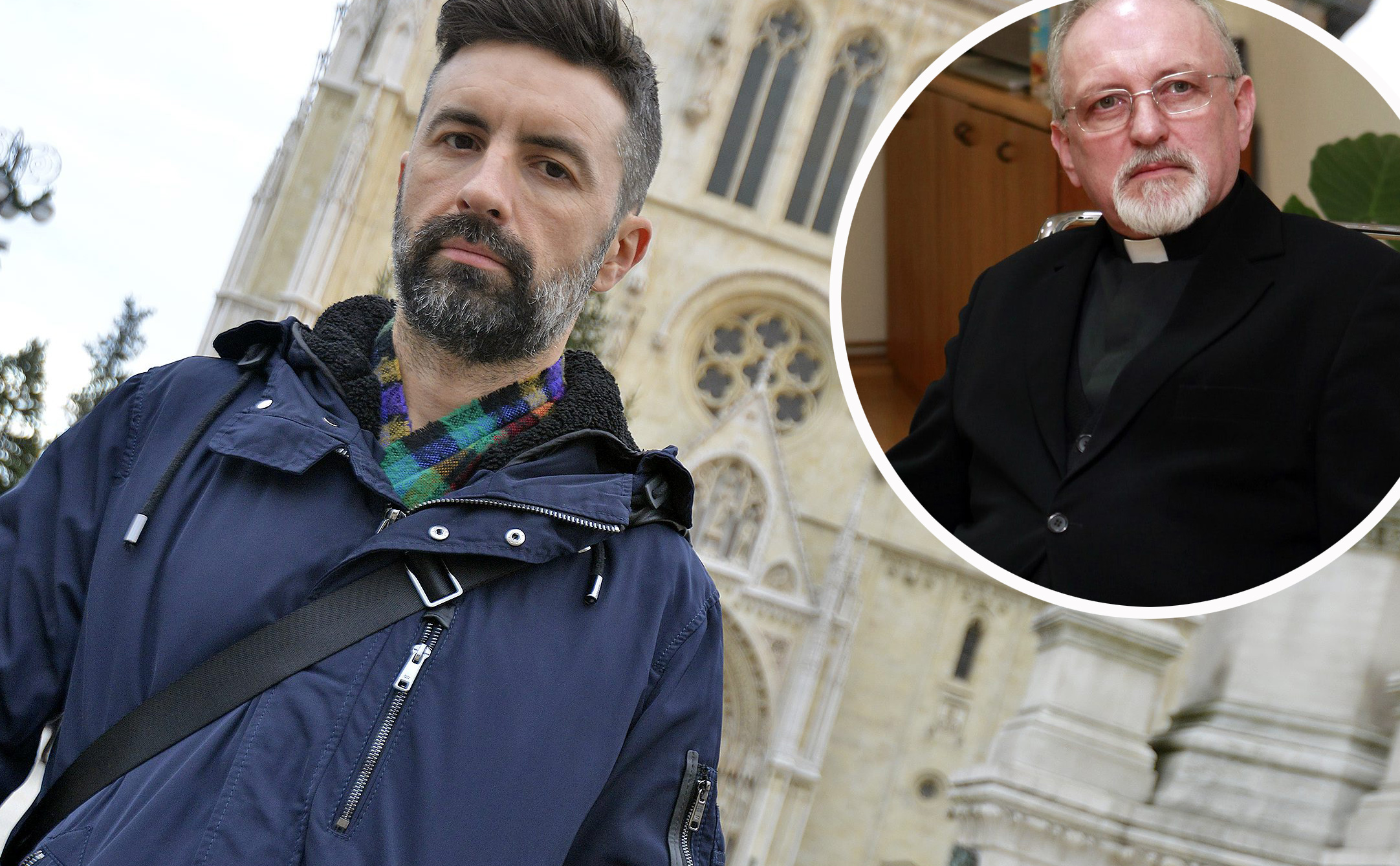 Marin Sovar (lijevo) i Zvonimir Kurečić (u krugu desno)