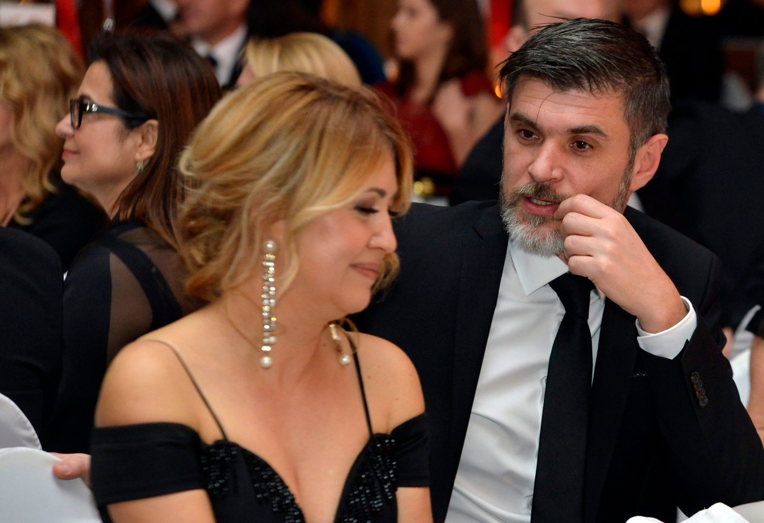 Milanka Opačić na balu Crvenog križa održanom u hotelu Westin