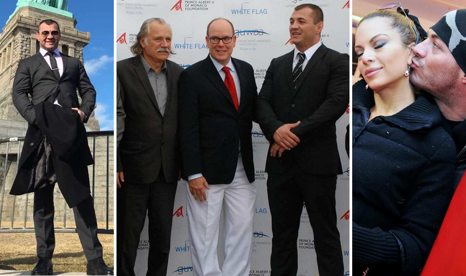 S lijeva na desno: Kristijan Curavić, Šerbedžija, princ Albert i Curavić, Nikolina Pišek i Curavić