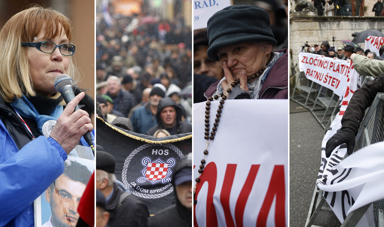 Rozalija Bartolić, scene s prosvjeda