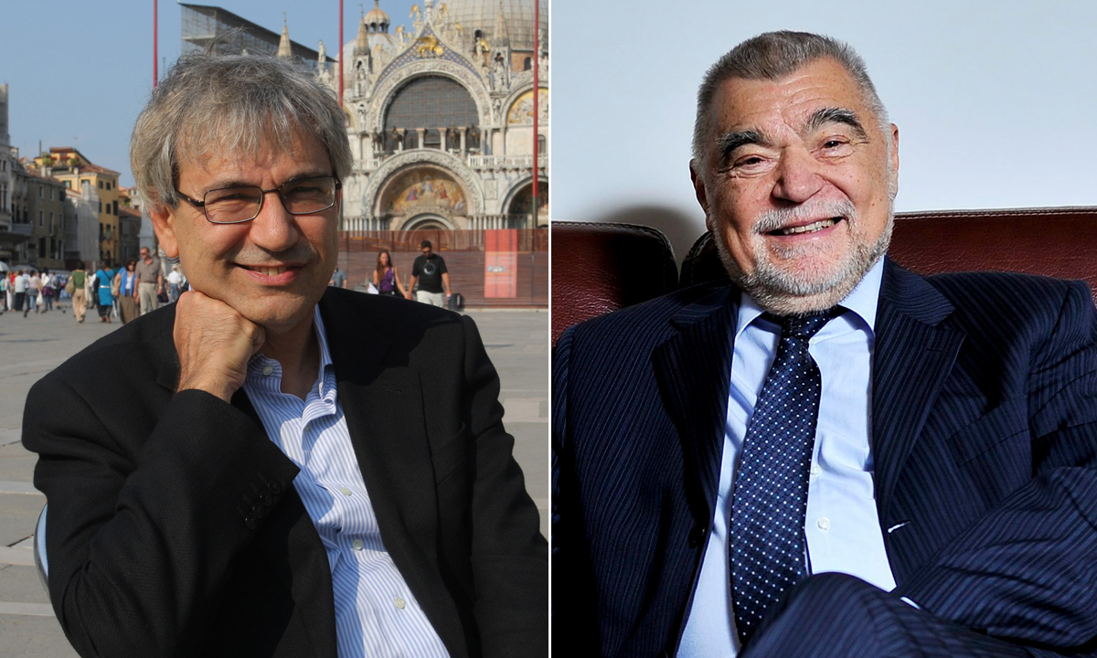 Orhan Pamuk i Stjepan Mesić