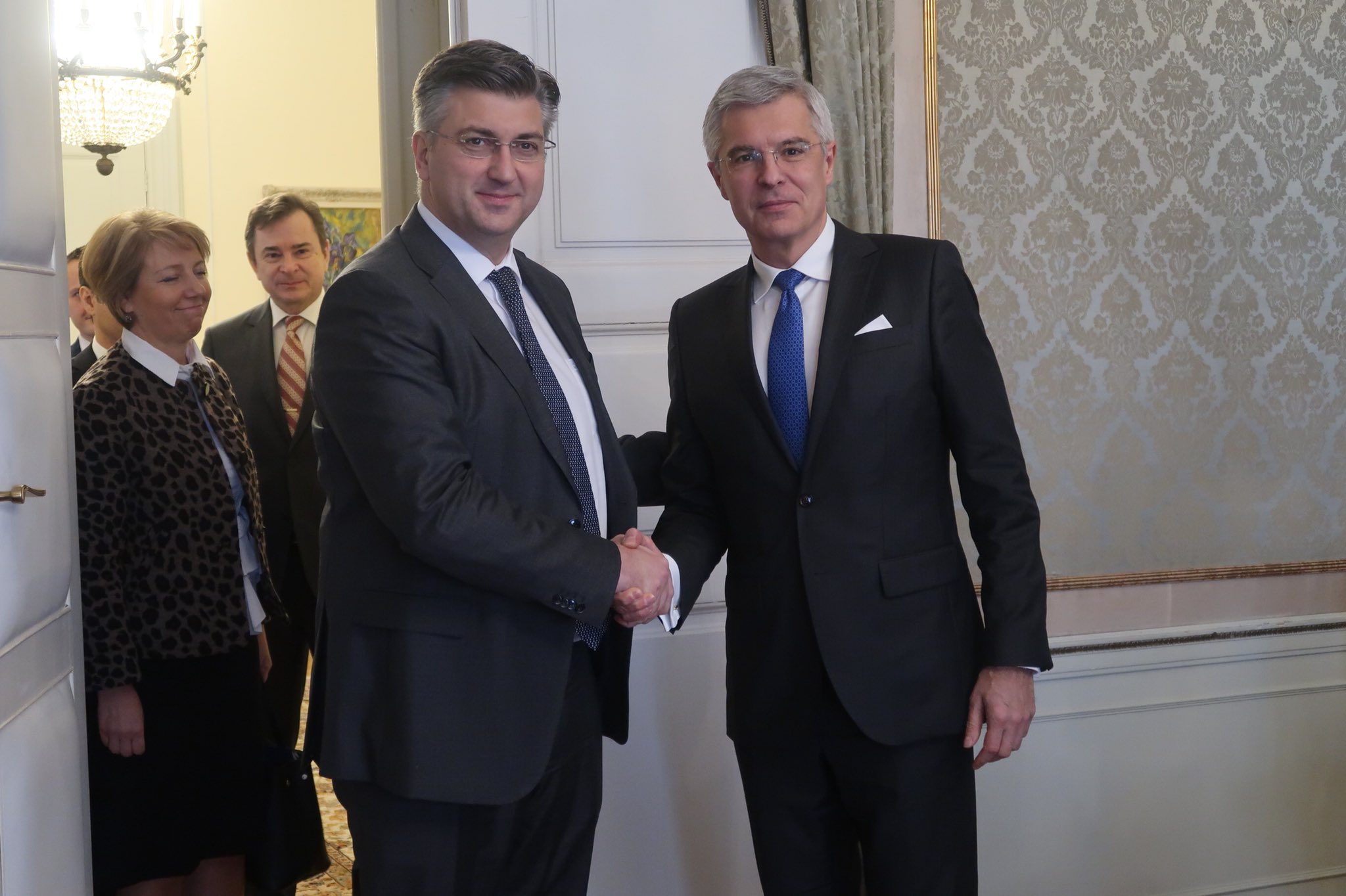 Andrej Plenković i Ivan Korčok