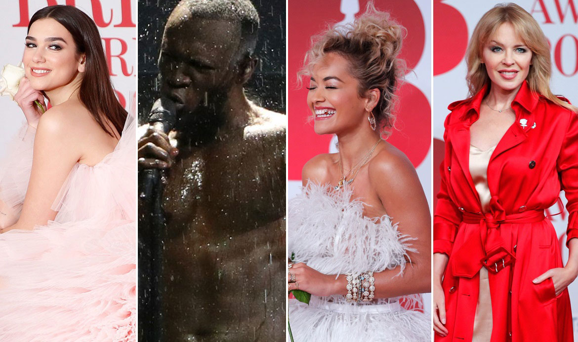 Dua Lipa, Stormzy, Rita Ora, Kylie Minogue