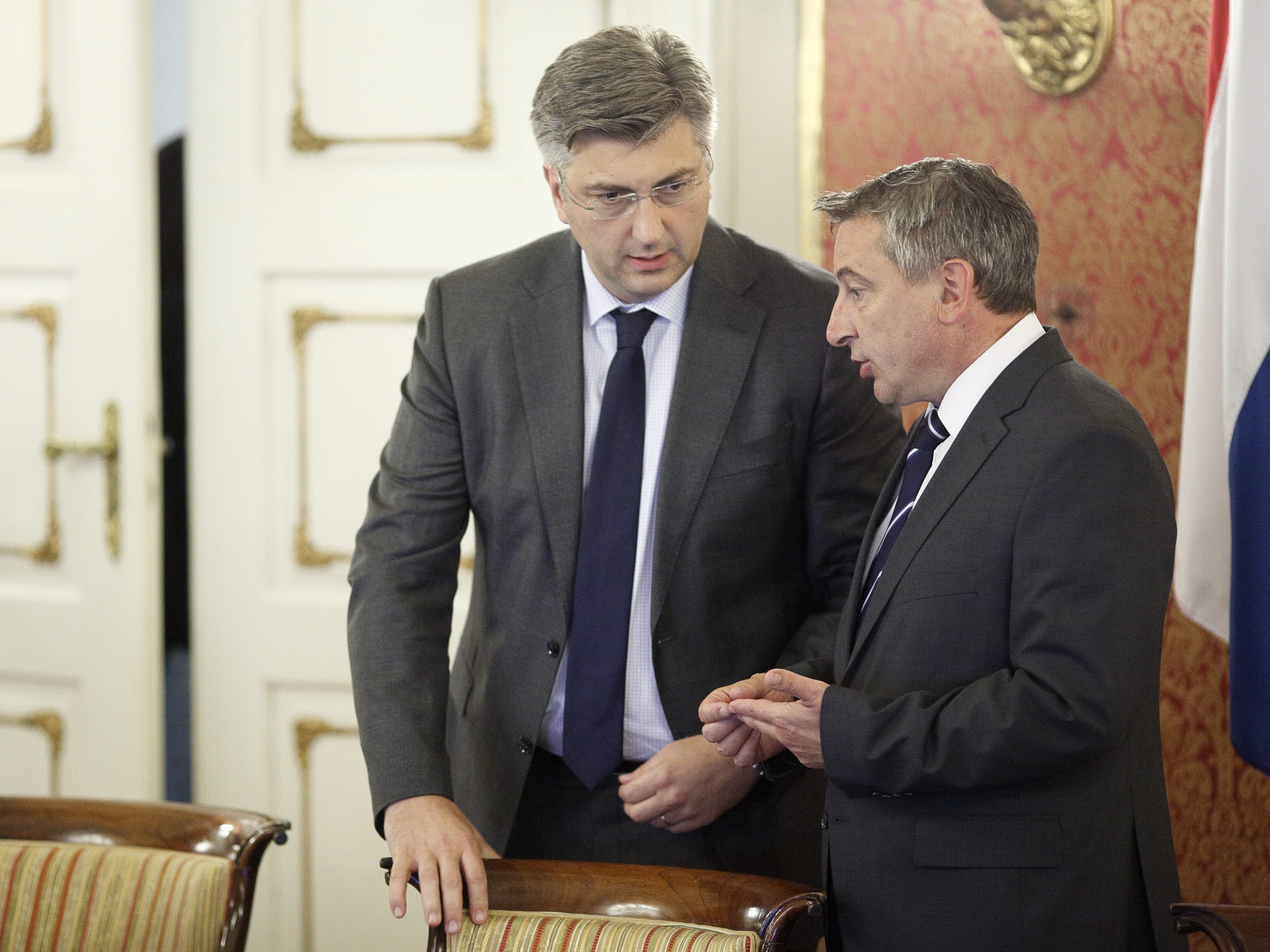 Andrej Plenković i Predrag Štromar