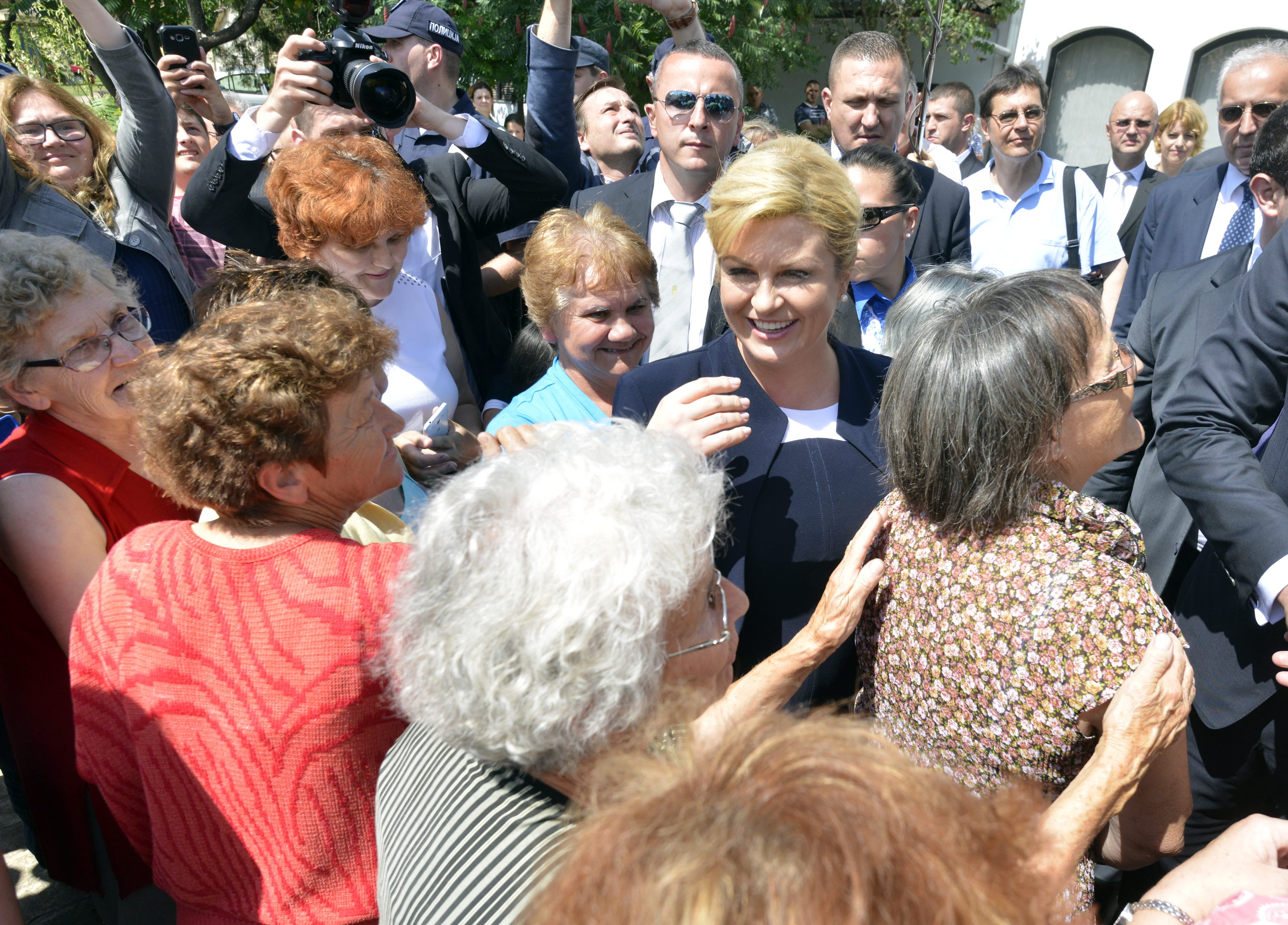 Kolinda Grabar Kitarović s Hrvatima iz Vojvodine