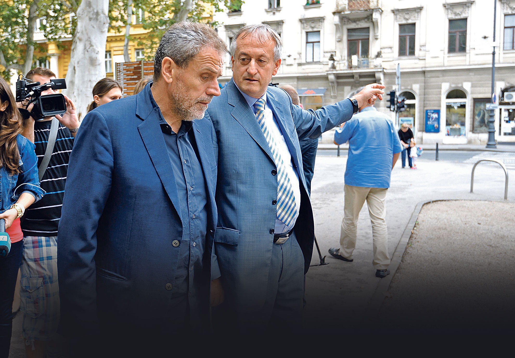 Milan Bandić i Mate Kraljević, pomoćnik pročelnika za promet i komunalno redarstvo