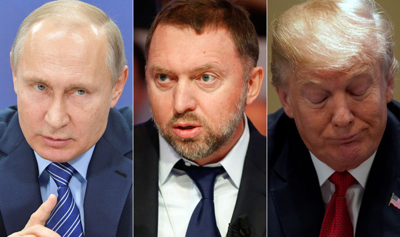 Vladimir Putin, Oleg Deripaska i Donald Trump