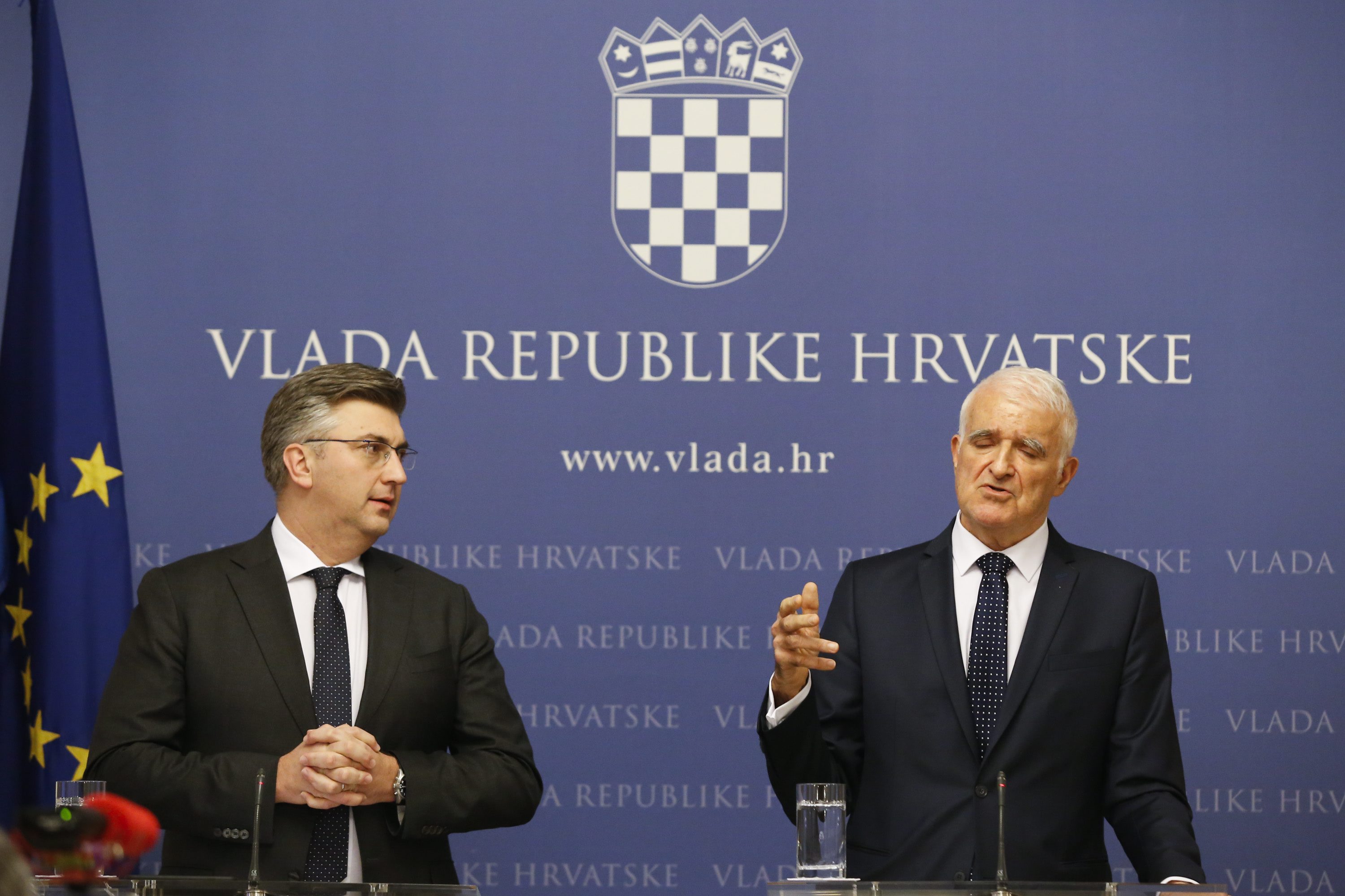 Andrej Plenković i Zvonko Kusić