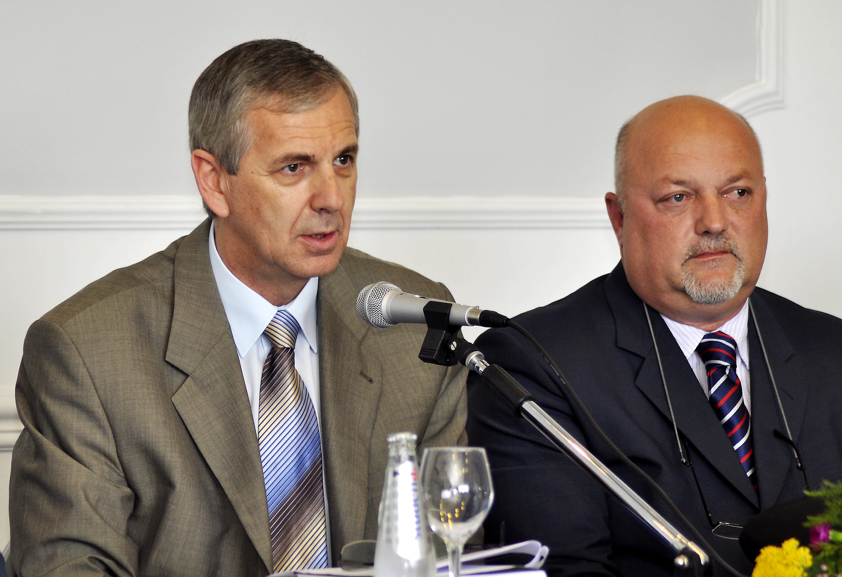 Dr. Vanja Seršić (desno) na znanstveno-stručnom skupu 2012. godine