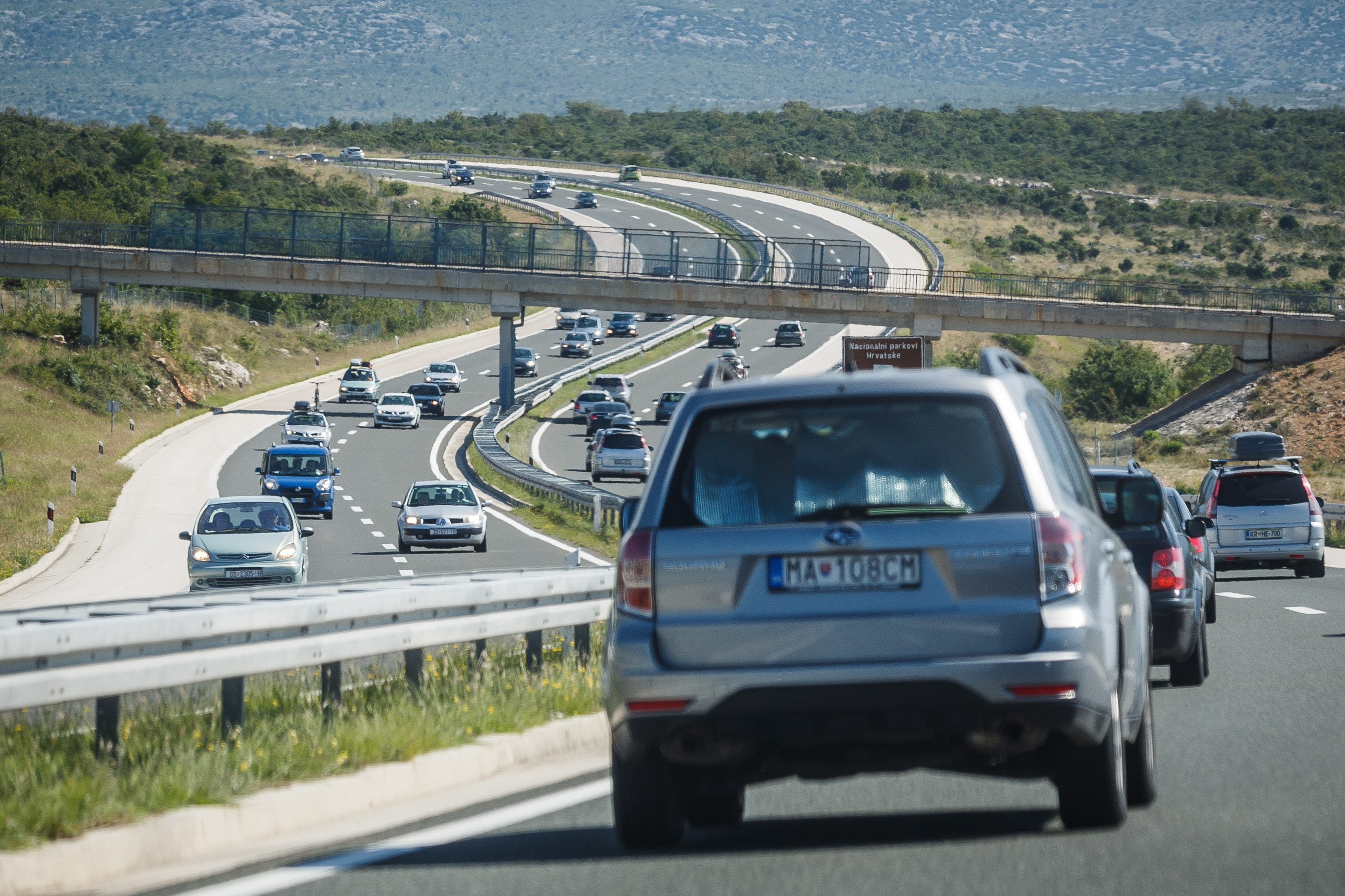 Autocesta A1 u okolici Zadra